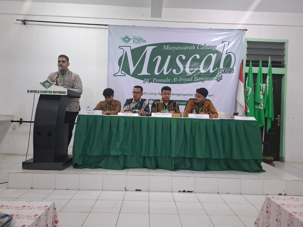 Sambutan ketua terpilih, Rifqi Abdat